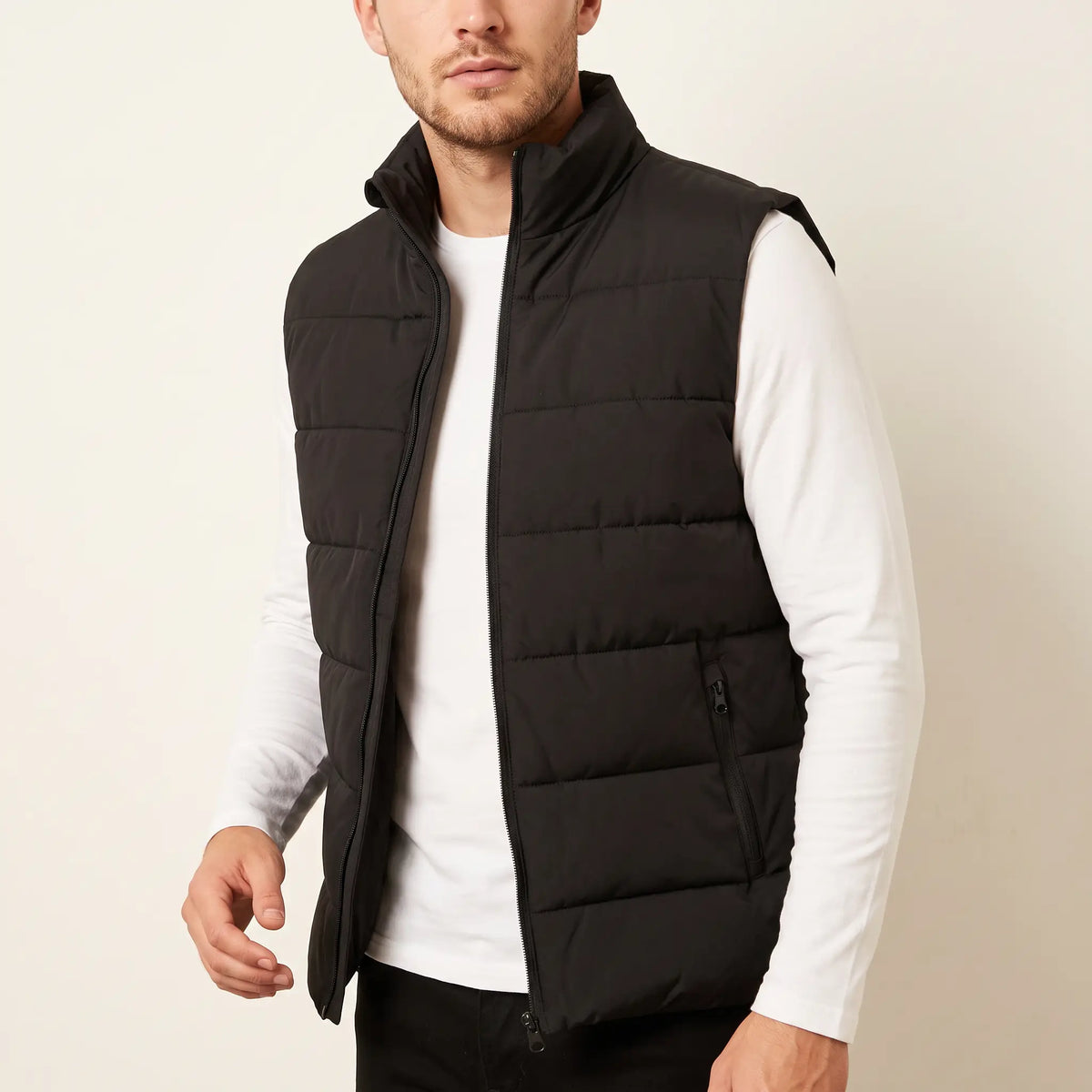 Men's Padded Zip-Up Gilet