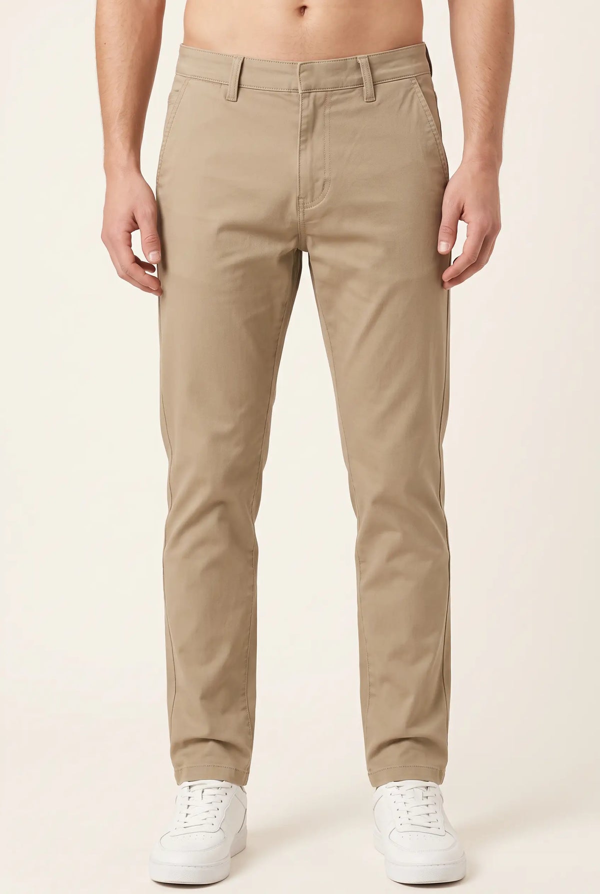 Men's Slim-Fit Chino Trousers