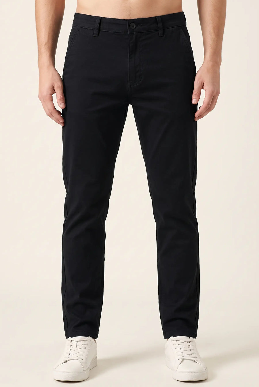 Men's Slim-Fit Chino Trousers