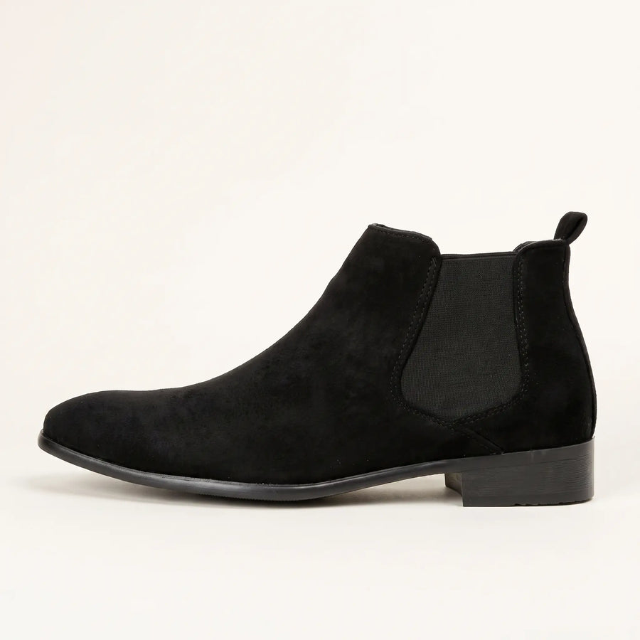 Men's Suede-Look Chelsea Boots