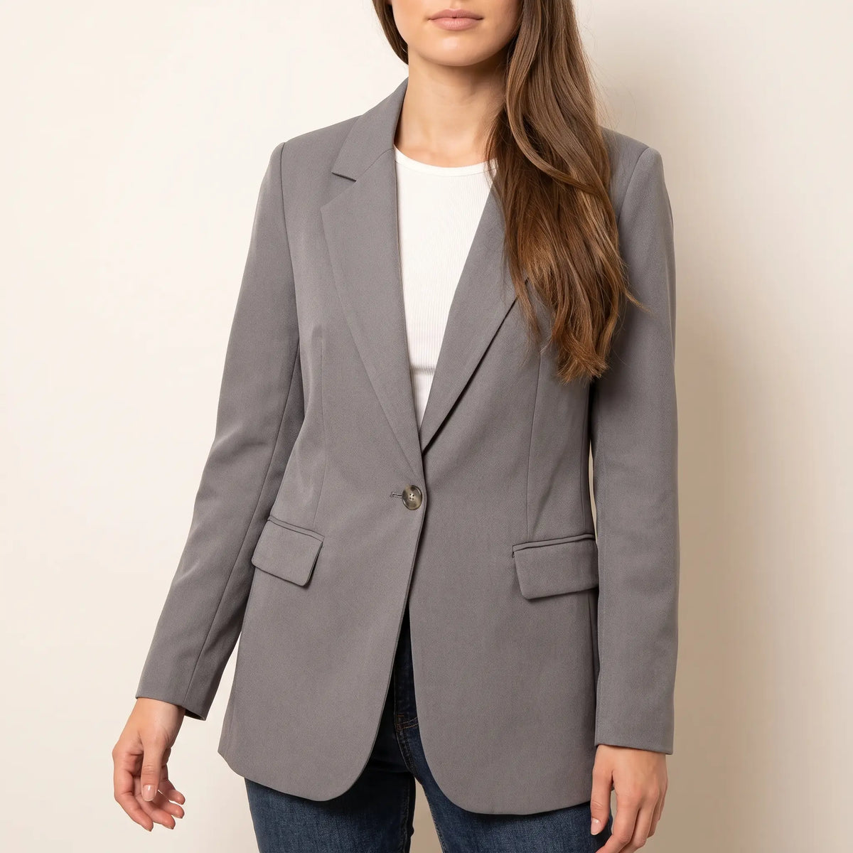 Women's Classic Single-Button Blazer