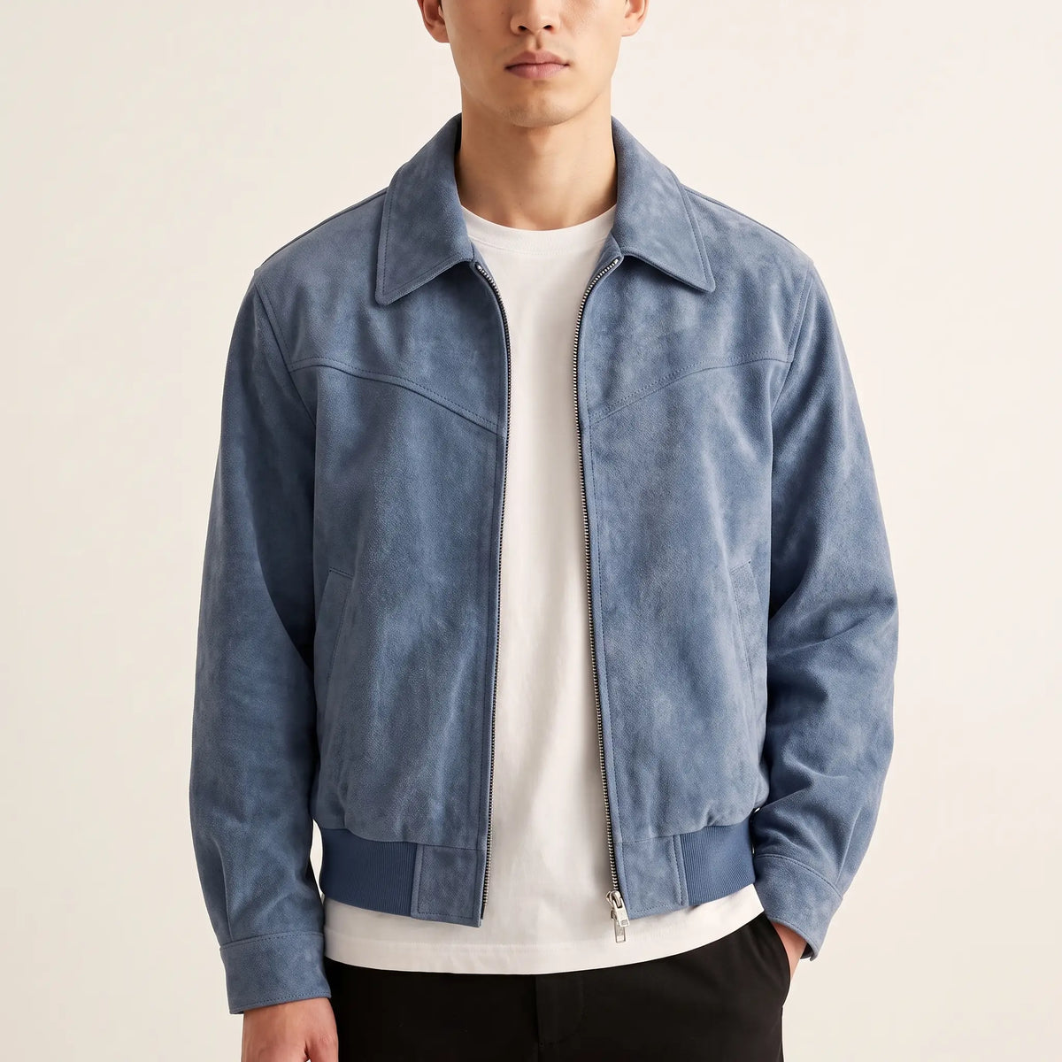 Men's Textured Trucker Jacket