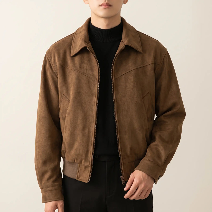 Men's Textured Trucker Jacket