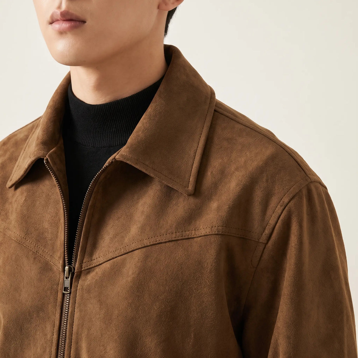 Men's Textured Trucker Jacket