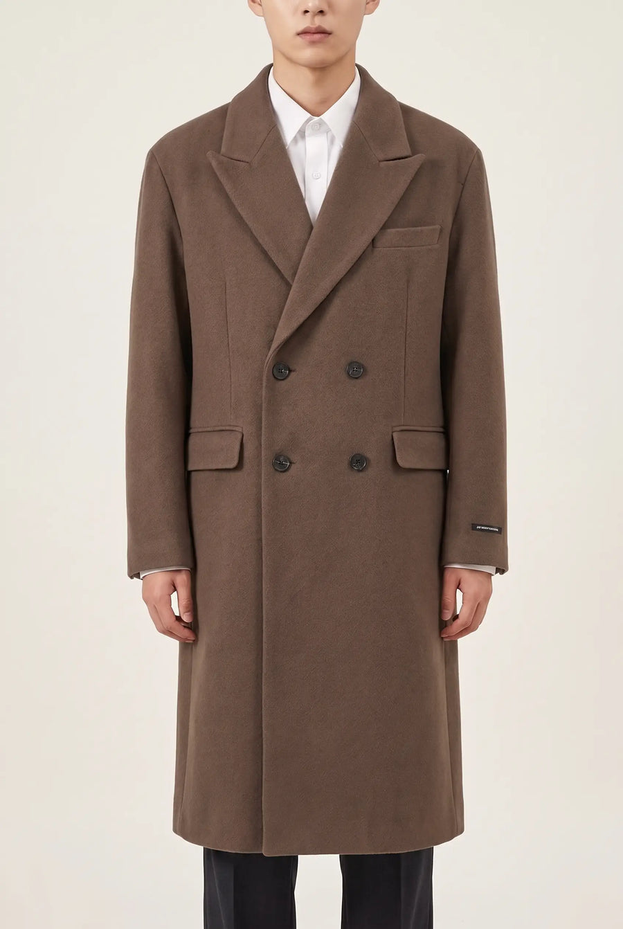 Men's Tailored Mid-Length Overcoat