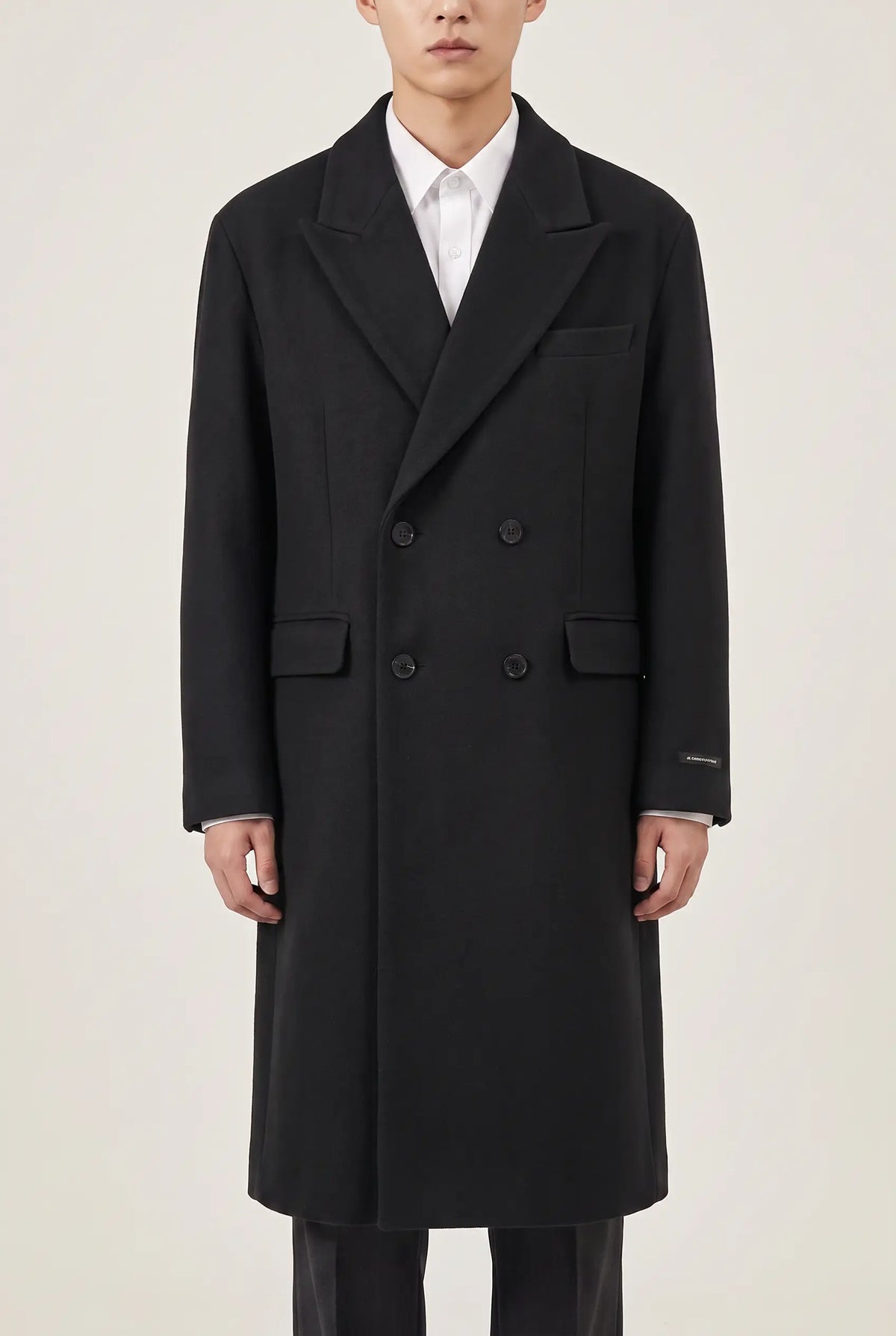 Men's Tailored Mid-Length Overcoat