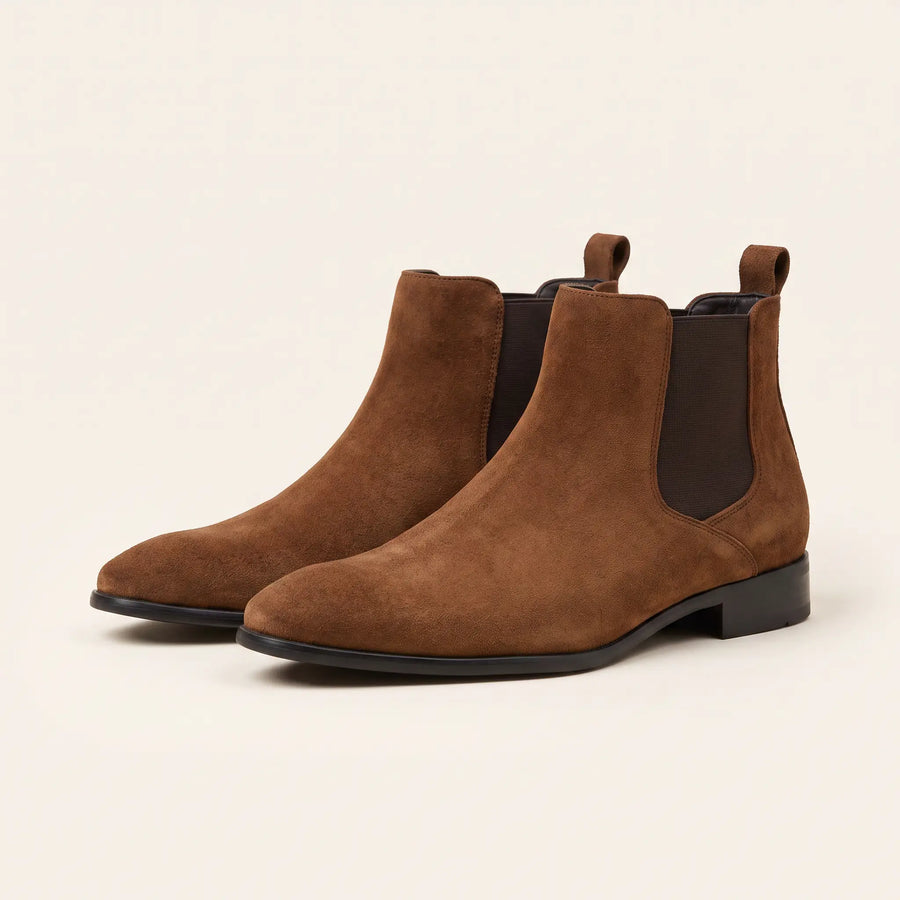 Men's Suede-Look Chelsea Boots