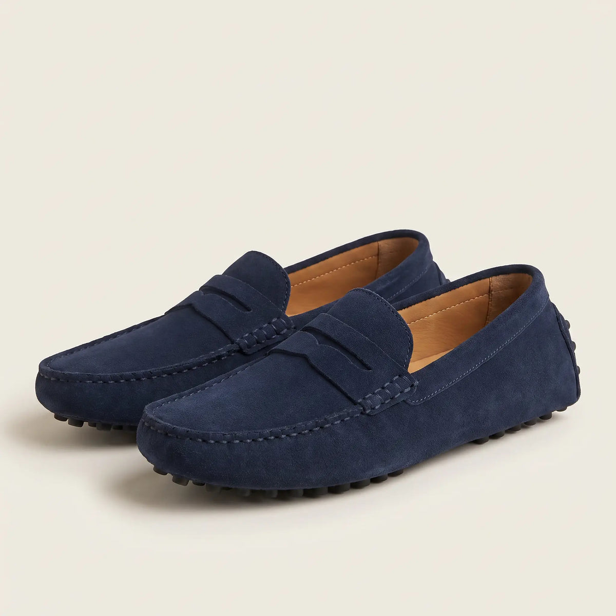 Men's Suede-Look Driving Loafers